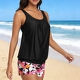 thumbnail image 6 of HUAXUN Women's Tankini Bathing Suit Full Coverage Swimsuits Tummy Control Swimsuits for Women Tummy Control Tankini 2 Piece Swimsuit Tummy Control Bathing Suit, 6 of 8