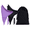 Black, Purple, variant on GOGHOST Emergency Portable Travel Urinal,Shrinkable Urinal for Travel,Traffic Jam and Queuing 2 Pack Black and Blue