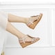 thumbnail image 5 of Sandalias de mujer, sandalias de cuña, sandalias de verano con punta abierta, informales, con tacón, sandalias de playa, zapatos de plataforma de verano, 5 of 5