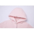 thumbnail image 6 of MGEOY Boys Girls Robe Soft Hooded Flannel Bathrobes for Kids, 6 of 8