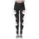 thumbnail image 4 of MKLEKYY Leggings para mujer, leggings para hacer ejercicio, leggings con estampado navideño, pantalones con bloques de color, leggings suaves y elásticos. 1641, 4 of 4
