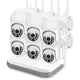 thumbnail image 1 of Sistema de videovigilancia inalámbrico, Kit de cámara IP de seguridad impermeable, P2P, NVR, H.265, 8 canales, 3MP, Audio, WIFI, PTZ, detección humana, 1 of 4