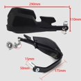thumbnail image 2 of pitrice Motorcycle Handguard Windshield Hand Frames Protector Fits for Honda Cvt Black, 2 of 8
