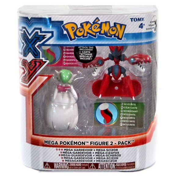 Pokemon XY Mega Gardevoir & Mega Scizor Figure 2-Pack