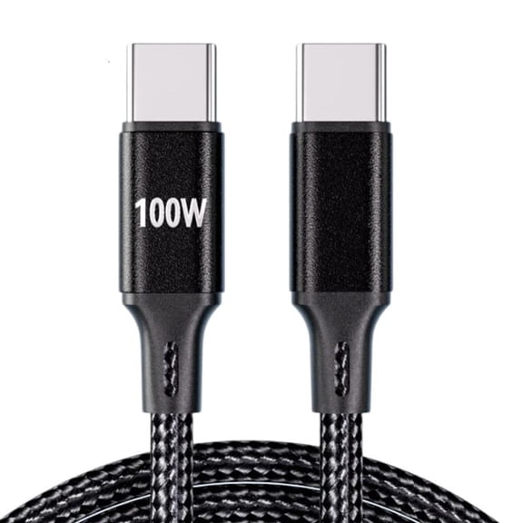 ANXPTIME PD100W Charging USB C Cable Type C To TypeC Fast Charging Wire Nylon Cord
