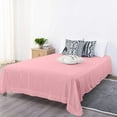 thumbnail image 3 of Elegant & Luxury Flat Bedsheets 1 Piece Only - Full-XL Size Top Sheets - Ultra Soft 100% Egyptian Cotton & 400 Thread Count Sheet with 4" Inch Hem - Breathable Bed Top Sheets - Pink Solid., 3 of 7