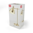 thumbnail image 5 of 18" Matte Brass Desk Lamp with Metal Shade, 5 of 9