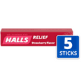 thumbnail image 5 of HALLS Relief Strawberry Menthol Flavor, 20 Packs of 9 Drops (180 Total Drops), 5 of 8