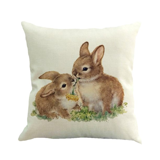 Fiudx Ofertas Flash Del Día Funda De Cojín Para Decoración Del Hogar, Sofá Cama, Pascua, Festival