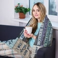 thumbnail image 5 of to My Daughter Blanket Gifts from Mom Dad, Valentine's Day Birthday Gifts for Daughter Gifts for Graduation Wedding Christmas Flannel Fleece Warm Cozy Lightweight Throw Blankets for Bed Sofa 50"x60", 5 of 5