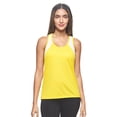 thumbnail image 4 of Expert Brand USA-Made Women's Oxymesh™ Athletic Tank Top, Yellow/White, XXL, 4 of 5