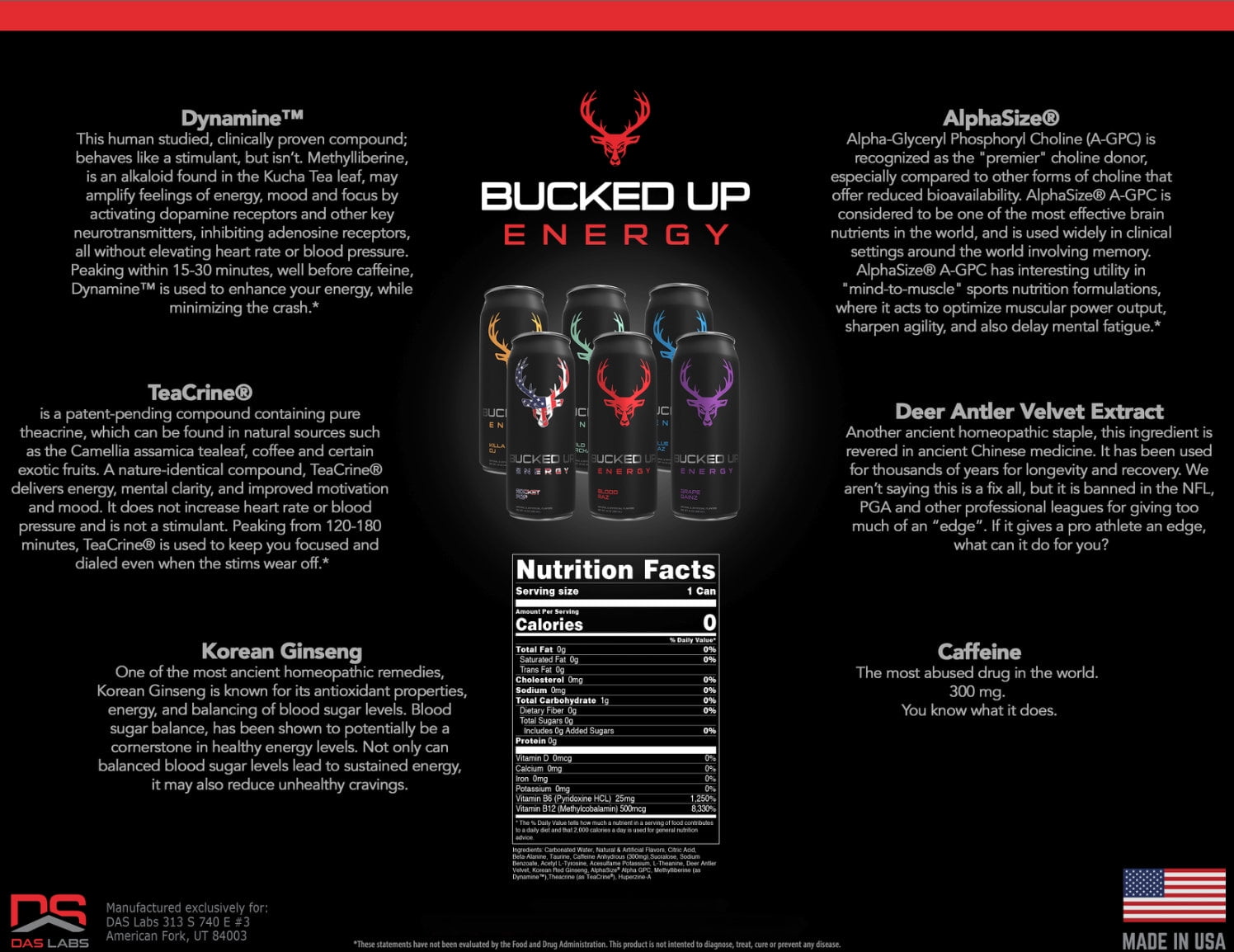 Bucked Up Blood Raz Energy Drink, 16FO - Walmart.com