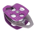 thumbnail image 4 of Polea de Patada Doble, Polea de Escalada de Alta Resistencia Exquisita Mano de Obra Purple para Montañismo para la Escalada de Rocas, 4 of 7