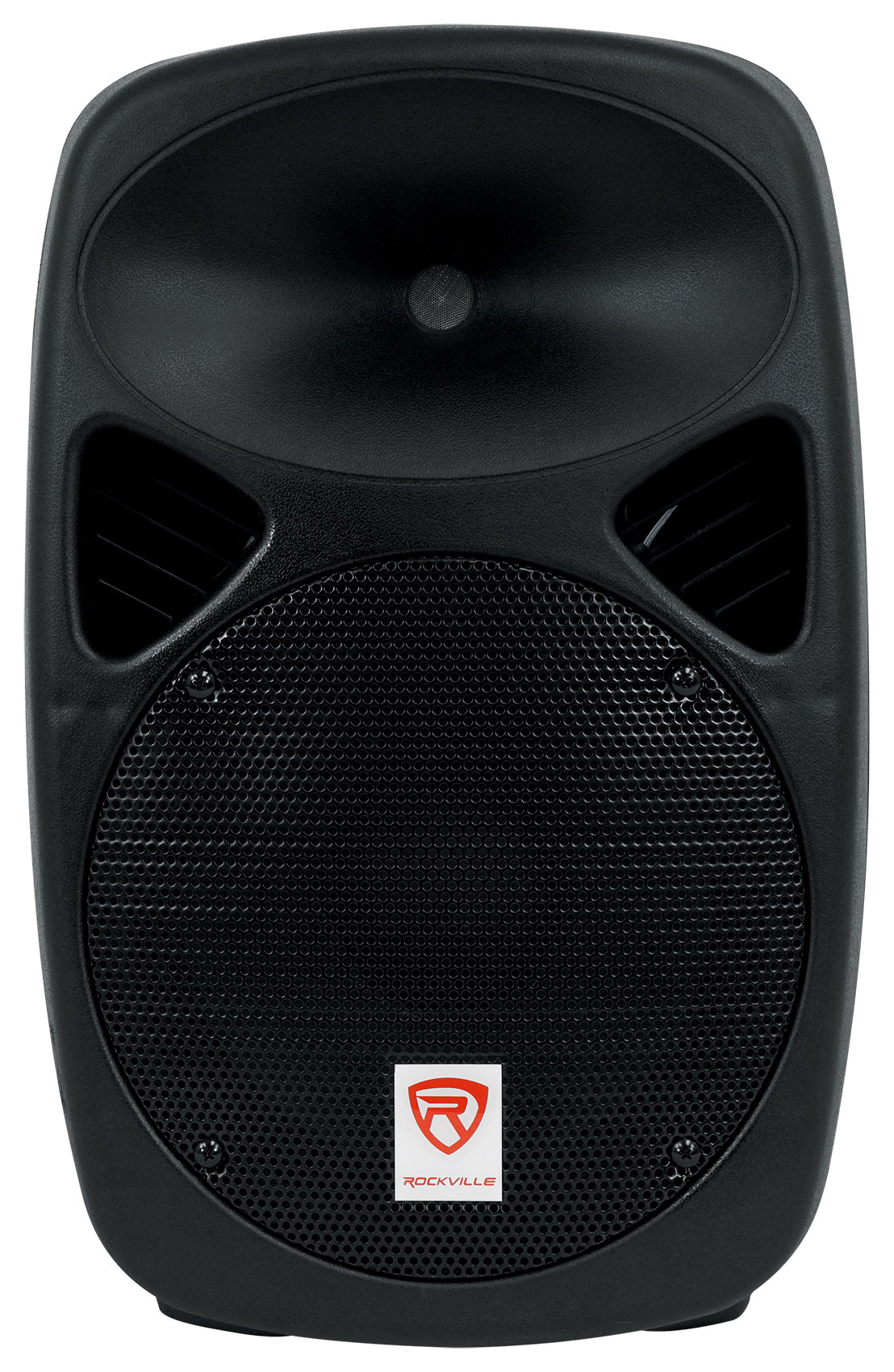 Rockville (2) 10" Powered Speakers+Stands w/Bluetooth For Backyard Movie Theater - image 2 of 10