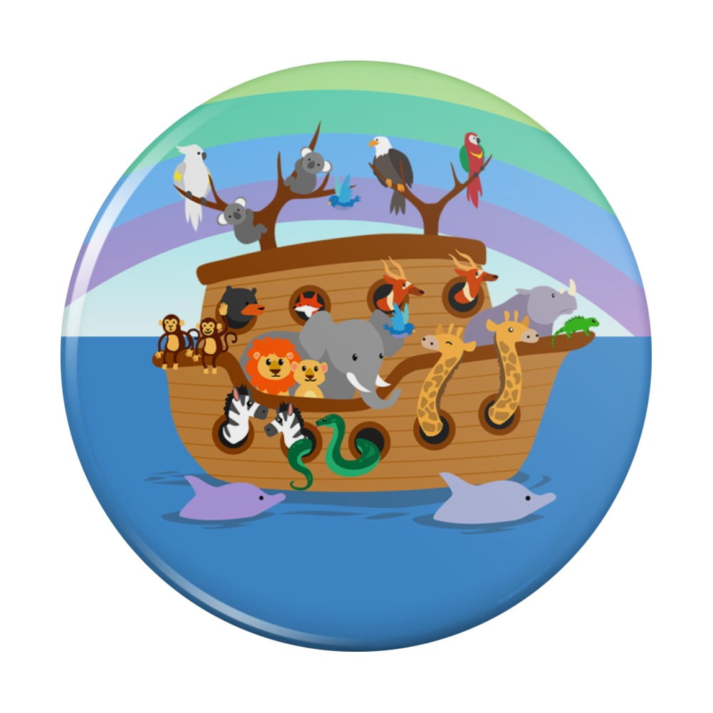 Noah's Ark with Animals Kitchen Refrigerator Locker Button