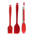 thumbnail image 1 of ensemble De Trois Pices Ensemble De Pinces Alimentaires En Gel De Silice Rouge Ensemble De Brosse Huile En Gel De Silice Grattoir Gril Pince Ste, 1 of 5