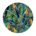 thumbnail image 2 of JEUXUS Tropical Parrots Round Table Cover Waterproof Fitted Tablecloth with Elastic Edge Table Cover for Outdoor/Indoor Use, 2 of 7