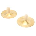 thumbnail image 4 of Hand Cymbal Gong, Safe Kid Cymbals High Strength 2 Pcs Wood Handle Copper  For Performance, 4 of 8