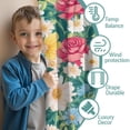 thumbnail image 3 of Blackout Kids Curtains,Pioneer Flower Floral Print Pattern Childrens Insulated Curtains Set Of 2,Bedroom Essentials,Toddler Room Decor 42"x63", 3 of 5
