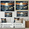 thumbnail image 4 of Designart "Countryside Twilight Blues horizon III" Modern Floater Framed Wall Decor, 4 of 7