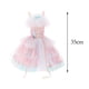 thumbnail image 4 of Conjunto de ropa para muñeca CUTICAT Trajes de vestir de muñeca con accesorios para el cabello, 4 of 8