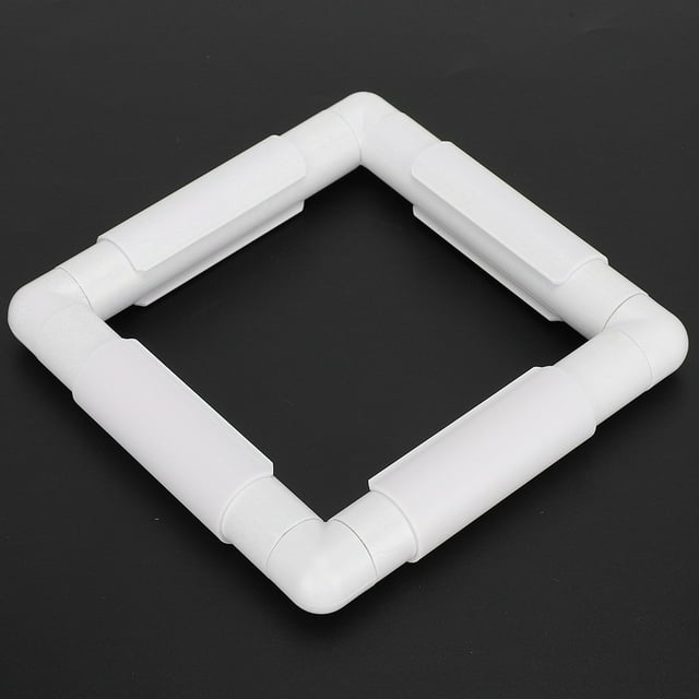 Embroidery Frame, Square Shape Embroidery Frame DIY Hoop Cross Stitch Craft Tool Handhold Embroidery Hoops Cross Stitch Supplies Rectangle Sewing Plastic Frame for Cross