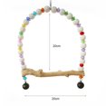 thumbnail image 2 of Bird Stand Perch Wooden Decorative Parrot Swing Toy Bird Bite Toy for Parrot, 2 of 6