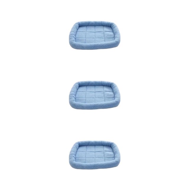 VONKY Easy To Clean Pet Bed With Durable Materials For Furry Friend Comfortable sky blue S,38*28cm 3Set