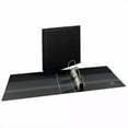 thumbnail image 2 of 670 Sheet 3" Heavy Duty Non Stick View Ring Binder Black: 3 Inch D-Ring, Polypropylene, 4 Pockets, Clear Hard Cover, 2 of 4
