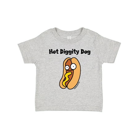 

Inktastic Hotdog Hot Diggity Dawg! Gift Toddler Boy or Toddler Girl T-Shirt
