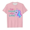 thumbnail image 4 of TZEWGL Cute Shirt For Girl Boy Print Round Neck Loose Short Sleeve Top For Infnants size 8-9T, 4 of 4