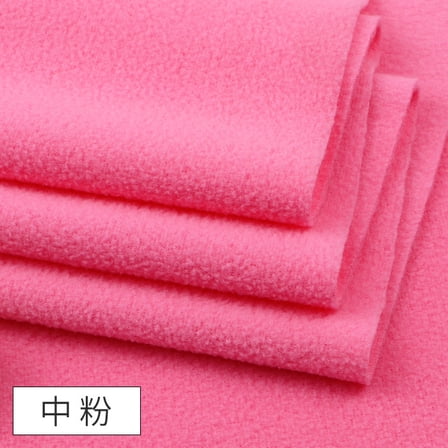 XmhyTop-A 100x160cm Polar Fleece Fabric for DIY Sewing, Blankets, Clothing & Home Decor Projects,1 Piece,Pink