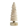 thumbnail image 2 of Hometravel Wooden Christmas Tree Decor, Log Style Tabletop Christmas Craft, Natural Holiday Atmosphere Decoration for Home, Office, Mantel, 2 of 5
