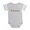 Heather Gray, variant on CafePress - Arkansas Rbw Txt - Cute Infant Baby Football Bodysuit