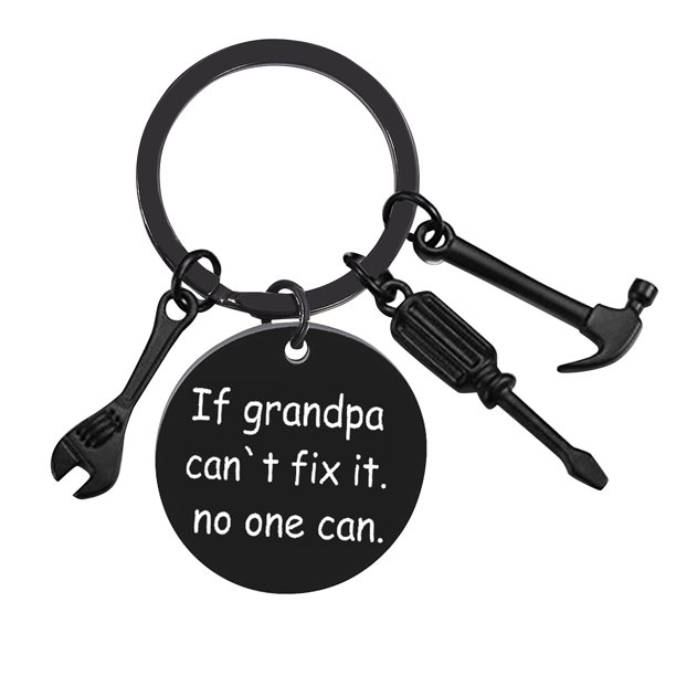 Si Papá No Puede Arreglarlo Nadie Puede Destornillador Llavero Anillo Herramienta Charms Llavero Regalo para Papá