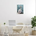 thumbnail image 2 of Flower Crown Swan Lake Ripples Animals & Insects Graphic Art Unframed Art Print Wall Art, 2 of 6