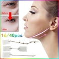 thumbnail image 2 of Sticker Invisible Thin V-Shape Facial Label Lift Up Adhesive Tape new. U0K, 2 of 9