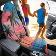 thumbnail image 3 of Garronmavis Car Seat Towel Cover Water-Resistant Stain Resistant Post Workout Sweat Protection 1 PC Easy Installation Front Seat Fit for Cars, SUV, Trucks, Sedan, Van, 3 of 8