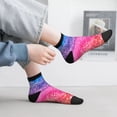 thumbnail image 2 of Rocae Rainbow Glitter Cute for Premium Adult Socks,Comfortable, Breathable, and Durable Socks, Perfect for Everyday Wear, 2 of 7
