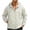 White, variant on Mens UPF 50 Sun Protection Jacket Hoodies Long Sleeve Zipper Lightweight Quick Dry Windbreaker Fashion Athletic Top with Pockets White 2 XXL