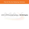 thumbnail image 2 of Max Advanced Brakes - Brake Kit for 2009 2010 2011 Hyundai Genesis 3.8 V6 Engine Front Replacement Cross Drilled Disc Brake Rotors and Ceramic Brake Pads, 2 of 9
