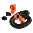 thumbnail image 1 of Conjunto ensamblado de manguera de alcantarillado para vehículos recreativos Los accesorios de tecnología TPE de primera incluyen un accesorio Negro extendido 45 m Macarena Codo giratorio de manguera, 1 of 8