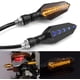 thumbnail image 3 of 12 V Universal Motocicleta Intermitente Luz Ámbar Doble Color 17 LED Lámpara Ámbar Azul, 3 of 5