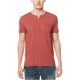thumbnail image 2 of Buffalo David Bitton playera básica con cuello dividido para hombre, rojo, extragrande Buffalo David Bitton Camiseta básica, 2 of 2