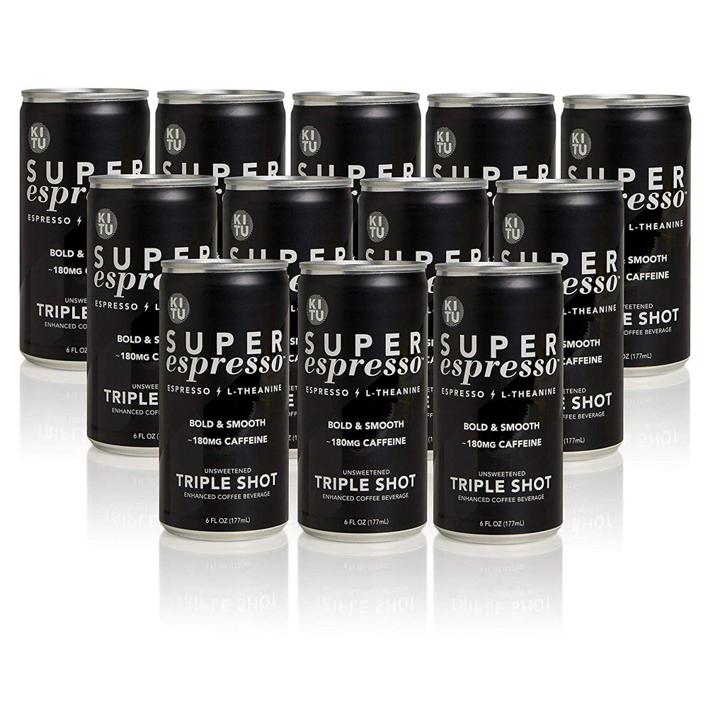 KITU Triple Shot Super Espresso, Sugar Free, Strong Coffee, 5g Protein