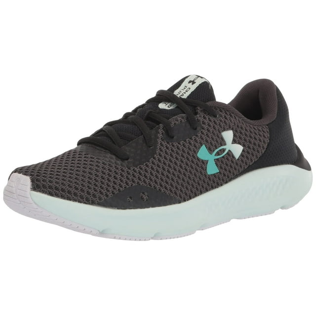 Under Armour Chaussure de Course pour Femme Charged Pursuit 3, Gris Jais (105)/brume de Mer, 7