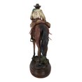 thumbnail image 6 of Western Desert Cowboy On Saddleback Brown Stallion Horse By Cactus Figurine, 6 of 9