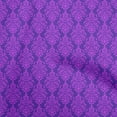 thumbnail image 1 of oneOone Silk Tabby Purple Fabric Damask Sewing Material Print Fabric By The Yard 42 Inch Wide, 1 of 5