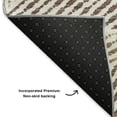 thumbnail image 3 of Addison Rugs Mayfield Washable Transitional Geometric Brown Rectangle Rug, 2'6" x 3'10", 3 of 6
