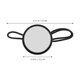 thumbnail image 4 of ColoMX Espejo retrovisor para buceo: Espejo convexo redondo con cuerda elástica - Accesorio de seguridad para visibilidad subacuática - Pulsera para equipo de buceo, 4 of 7